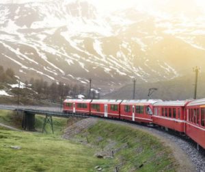 Voyage en train, Glacier Express, Suisse